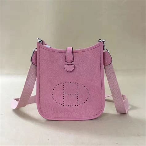 pink hermes evelyne bag|hermes evelyne sizes and prices.